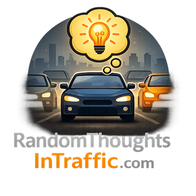 Screenshot of the Random Thoughts in Traffic website